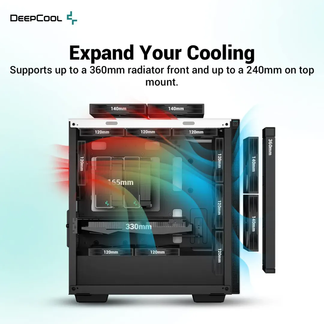 Deepcool CH370 Micro-ATX Computer Case/Gaming Cabinet Deepcool CH370 Micro-ATX Computer Case/Gaming Cabinet