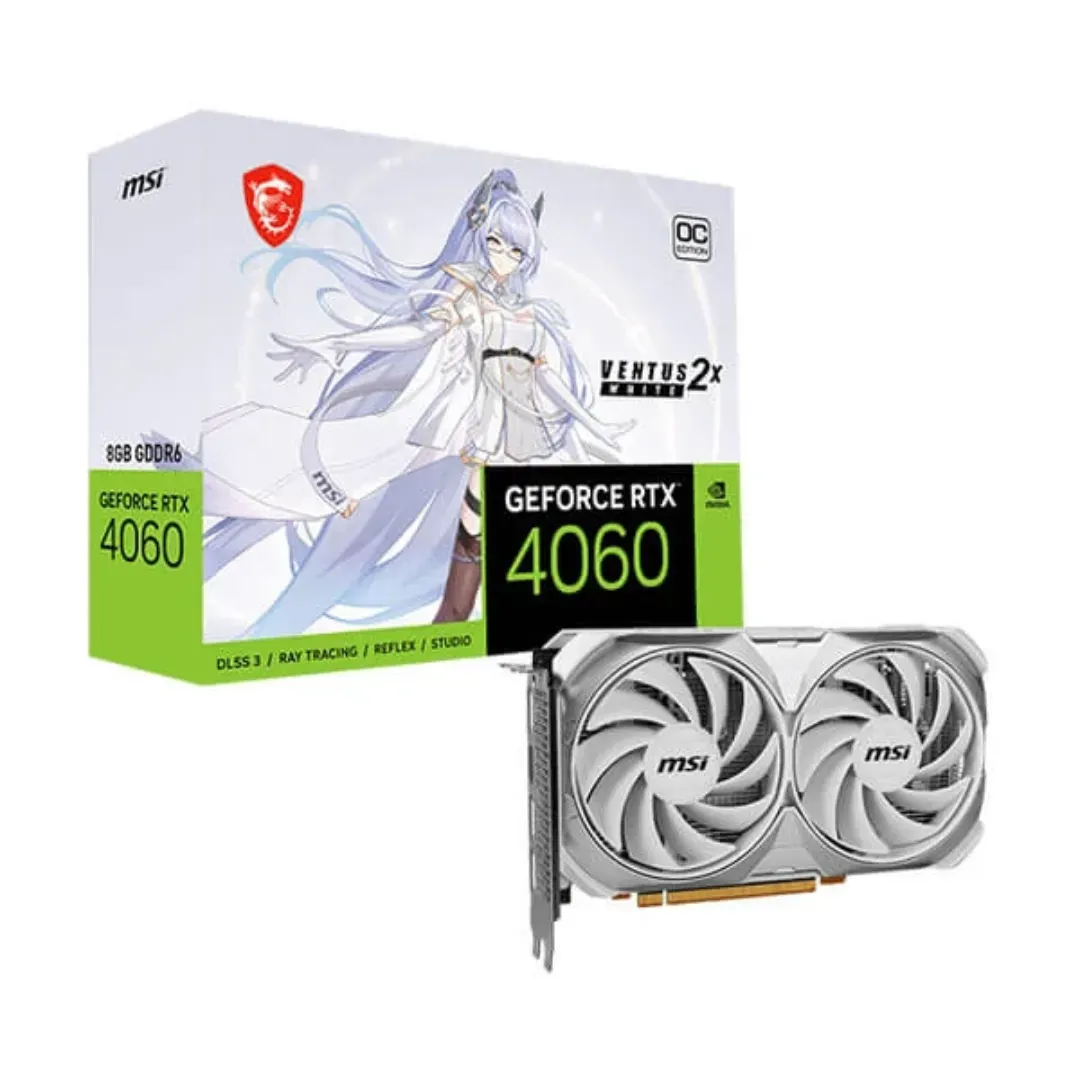 MSI RTX 4060 VENTUS 2X WHITE 8G OC 中古 Amazon | MSI GeForce RTX 4060 VENTUS 2X WHITE 8G OC | MSI