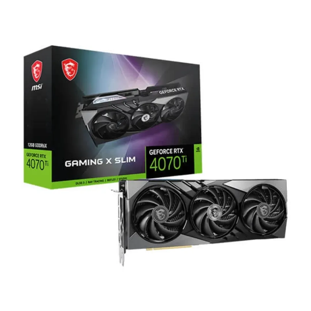 MSI RTX 4070 Ti Gaming X Slim 12GB Graphics